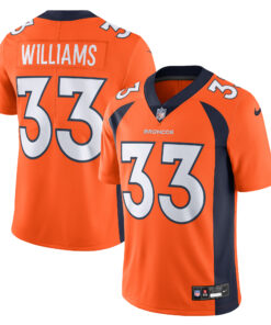Javonte Williams Denver Broncos   Vapor Untouchable Limited Jersey  Orange