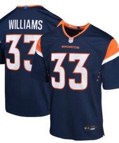 Javonte Williams Denver Broncos  Youth Mile High Collection Game Jersey  Navy