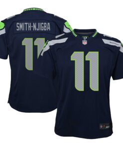 Jaxon SmithNjigba Seattle Seahawks  Youth Game Jersey  Navy
