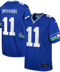 Jaxon SmithNjigba Seattle Seahawks  Youth Game Jersey  Royal