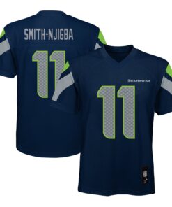 Jaxon SmithNjigba Seattle Seahawks Youth Replica Player Jersey  College Navy