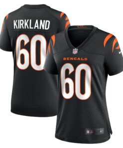 Jaxson Kirkland Cincinnati Bengals  Women_s Team Game Jersey   Black