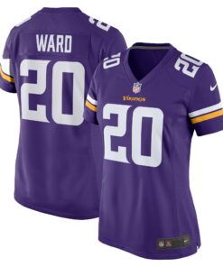 Jay Ward Minnesota Vikings  Women_s Game Jersey  Purple