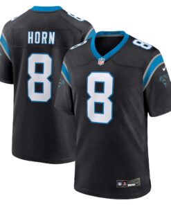 Jaycee Horn Carolina Panthers  Game Jersey  Black 1