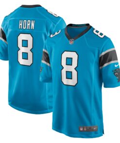 Jaycee Horn Carolina Panthers  Game Jersey  Blue