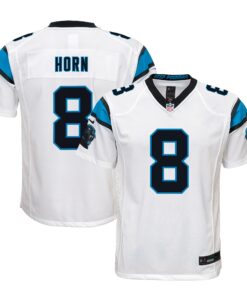 Jaycee Horn Carolina Panthers  Youth Game Jersey  White