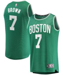 Jaylen Brown Boston Celtics Fanatics Fast Break Replica Jersey Kelly Green - Icon Edition