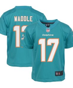 Jaylen Waddle Miami Dolphins  Infant Player Game Jersey  Aqua
