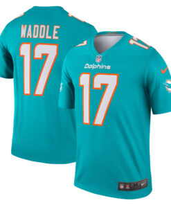 Jaylen Waddle Miami Dolphins  Legend Jersey  Aqua