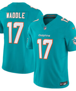 Jaylen Waddle Miami Dolphins  Vapor F.U.S.E. Limited Jersey  Aqua