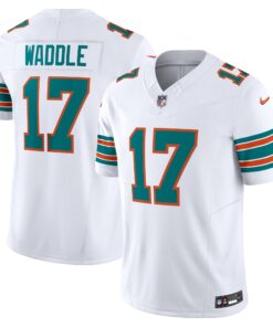 Jaylen Waddle Miami Dolphins  Vapor F.U.S.E. Limited Jersey  White