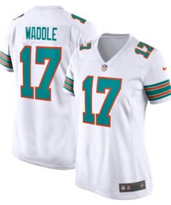 Jaylen Waddle Miami Dolphins  Women_s Game Jersey  White