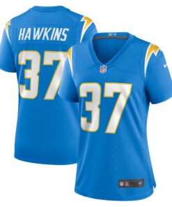 Jaylinn Hawkins Los Angeles Chargers  Women_s  Game Jersey   Powder Blue