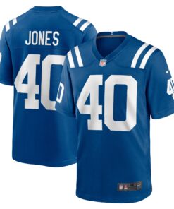 Jaylon Jones Indianapolis Colts  Team Game Jersey   Royal