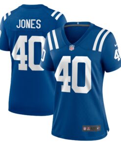 Jaylon Jones Indianapolis Colts  Women_s Team Game Jersey   Royal