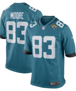 Jaylon Moore Jacksonville Jaguars  Game Player Jersey  Teal