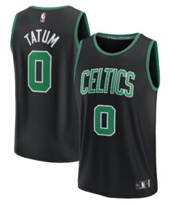 Jayson Tatum Boston Celtics Fanatics Fast Break Replica Player Jersey - Statement Edition - Black
