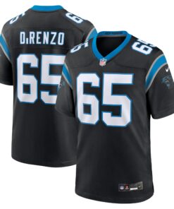 J.D. DiRenzo Carolina Panthers   Game Jersey   Black