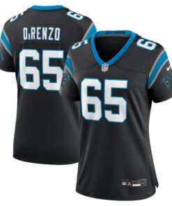 J.D. DiRenzo Carolina Panthers  Women_s  Game Jersey   Black