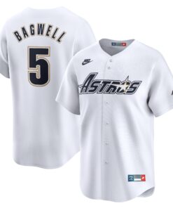 Jeff Bagwell Houston AstrosThrowback Cooperstown Collection Limited Jersey  White