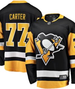 Jeff Carter Pittsburgh Penguins Fanatics Home Breakaway Replica Jersey  Black