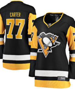 Jeff Carter Pittsburgh Penguins Fanatics Women_s Home Breakaway Jersey  Black