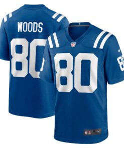 Jelani Woods Indianapolis Colts  Player Game Jersey  Royal