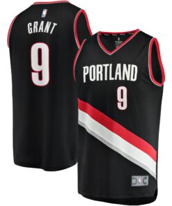 Jerami Grant Portland Trail Blazers Fanatics Fast Break Replica Jersey - Icon Edition - Black