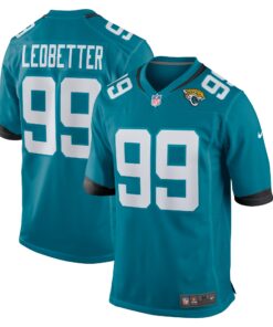 Jeremiah Ledbetter Jacksonville Jaguars  Home Game Player Jersey  Teal