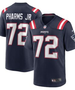 Jeremiah Pharms Jr. New England Patriots  Game Player Jersey  Navy