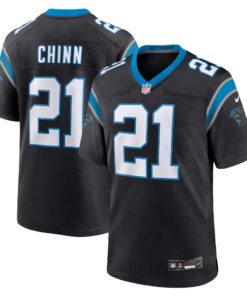 Jeremy Chinn Carolina Panthers  Game Jersey  Black 1