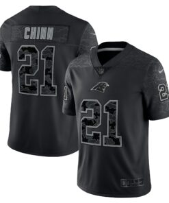 Jeremy Chinn Carolina Panthers  RFLCTV Limited Jersey  Black