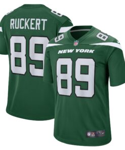 Jeremy Ruckert New York Jets  Game Player Jersey  Gotham Green