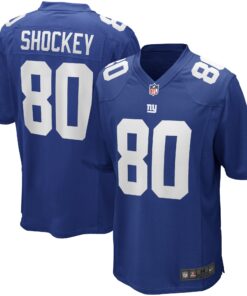 Jeremy Shockey New York Giants  Game Retired Player Jersey  Royal