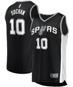 Jeremy Sochan San Antonio Spurs Fanatics Fast Break Replica Player Jersey - Icon Edition - Black