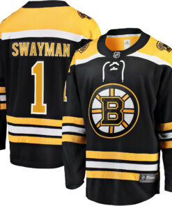 Jeremy Swayman Boston Bruins Fanatics Home Breakaway Replica Jersey  Black