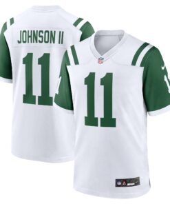 Jermaine Johnson II New York Jets  Classic Alternate Game Jersey  White