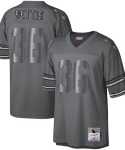 Jerome Bettis Pittsburgh Steelers Mitchell amp Ness 1996 Retired Player Metal Legacy Jersey  Charcoal