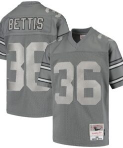 Jerome Bettis Pittsburgh Steelers Mitchell amp Ness Youth 1996 Retired Player Metal Replica Jersey  Charcoal