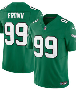 Jerome Brown Philadelphia Eagles  Alternate Vapor F.U.S.E. Limited Jersey  Kelly Green