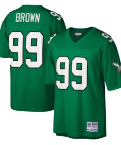 Jerome Brown Philadelphia Eagles Mitchell amp Ness Legacy Replica Jersey  Kelly Green