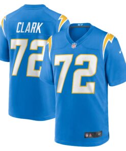 Jerrod Clark Los Angeles Chargers  Team Game Jersey   Powder Blue