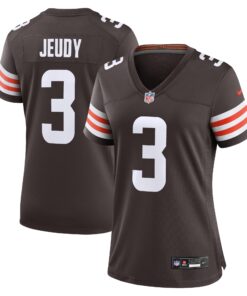 Jerry Jeudy Cleveland Browns  Women_s  Game Jersey   Brown