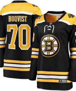 Jesper Boqvist Boston Bruins Fanatics Women_s Home Breakaway Player Jersey  Black