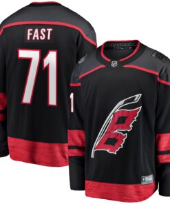 Jesper Fast Carolina Hurricanes Fanatics Home Breakaway Jersey  Black