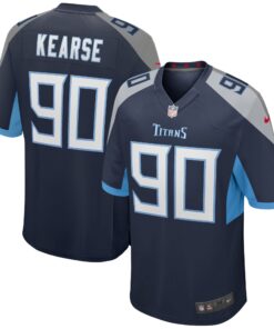Jevon Kearse Tennessee Titans  Game Retired Player Jersey  Navy