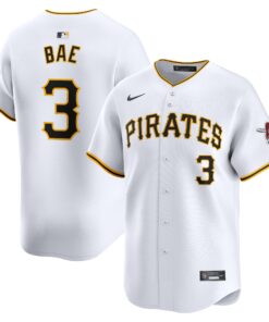 JiHwan Bae Pittsburgh PiratesHome Limited Player Jersey  White