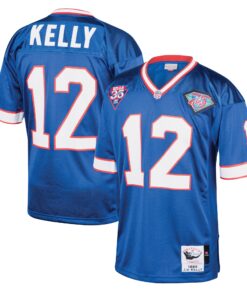 Jim Kelly Buffalo Bills 1994 Mitchell amp Ness Authentic Throwback Retired Player Jersey  Royal