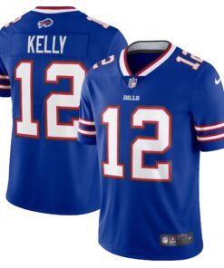 Jim Kelly Buffalo Bills  _90s Throwback Retired Player Limited Jersey  Royal
