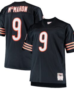 Jim McMahon Chicago Bears Mitchell amp Ness Big amp Tall 1985 Retired Player Replica Jersey  Navy